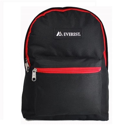 EVEREST Everest 1045K-BK-RD Basic Backpack - Black & Red 1045K-BK/RD